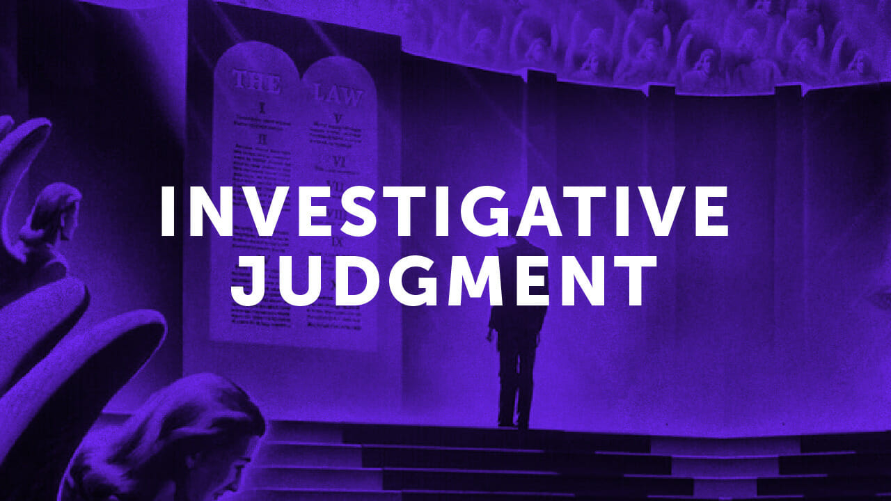 9 Investigative Judgment
