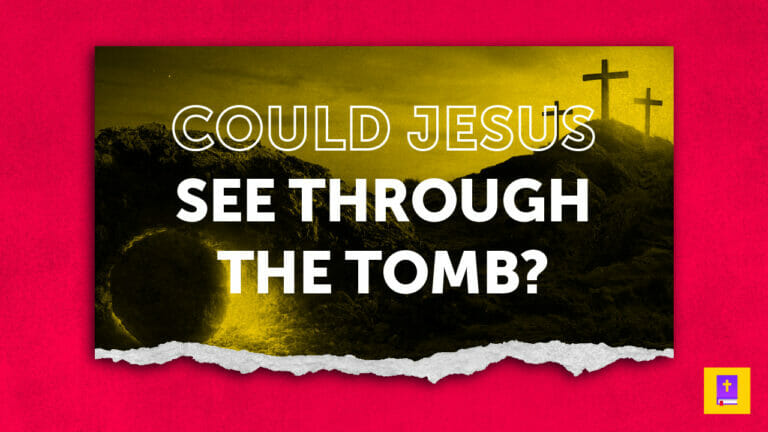 Ellen G. White said Jesus couldn't see through the portals of the tomb.