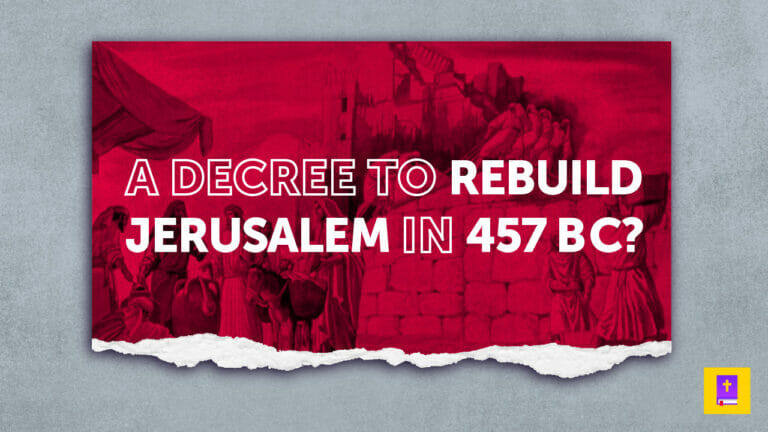Artaxerxes I did not issue a decree to rebuild Jerusalem.