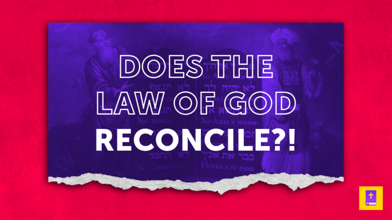 Does The Law Reconcile Us To God