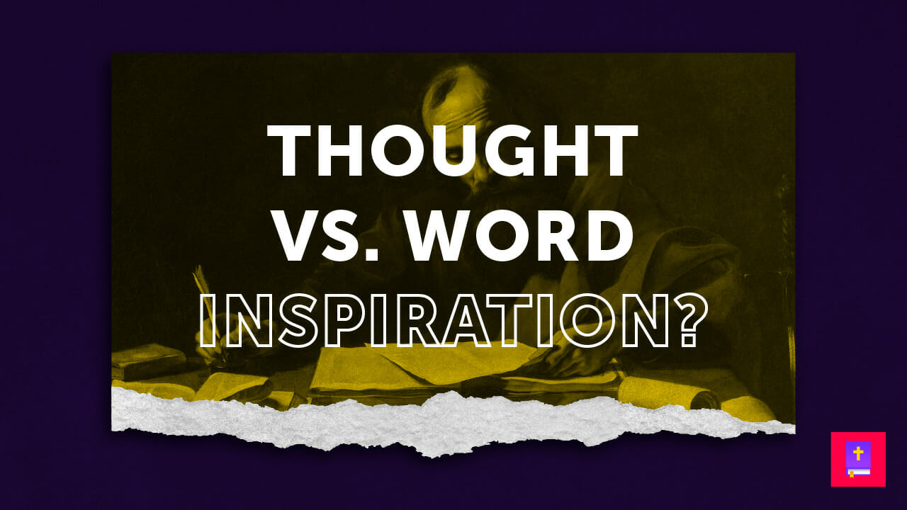 The Adventist Church teaches thought inspiration versus word