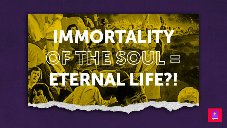 The immortality of the soul doesn't mean eternal life for all