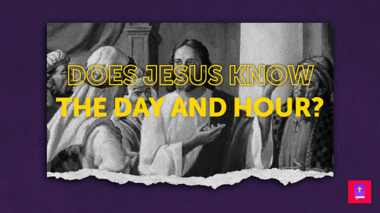 Jesus knows the day and hour of His return.