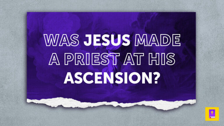Was Jesus Inaugurated As A High Priest At His Ascension
