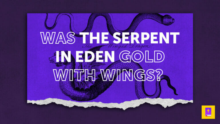 Was The Serpent In Eden Gold With Wings